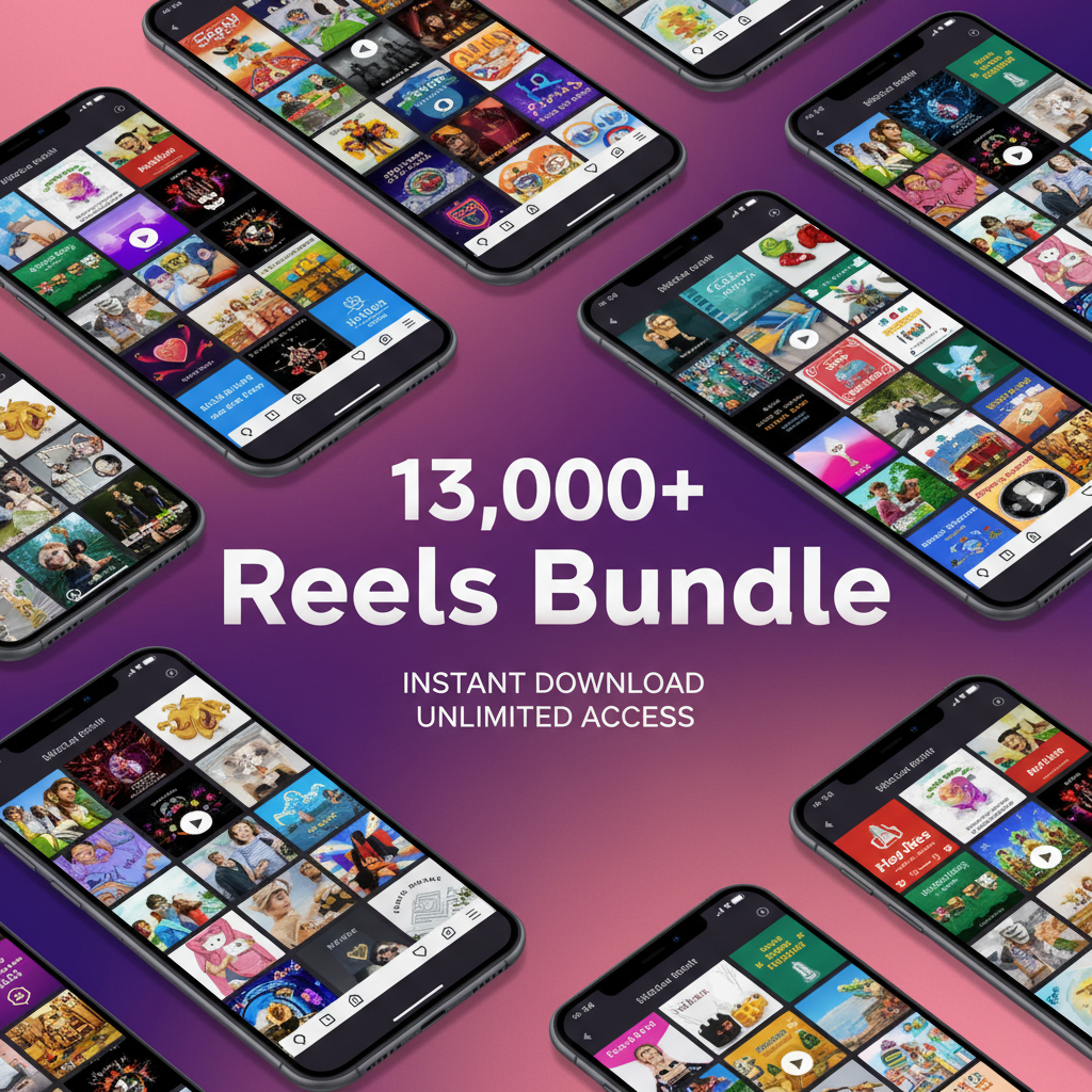 13,000+ Pretty Girls Reels Bundle (Hot)