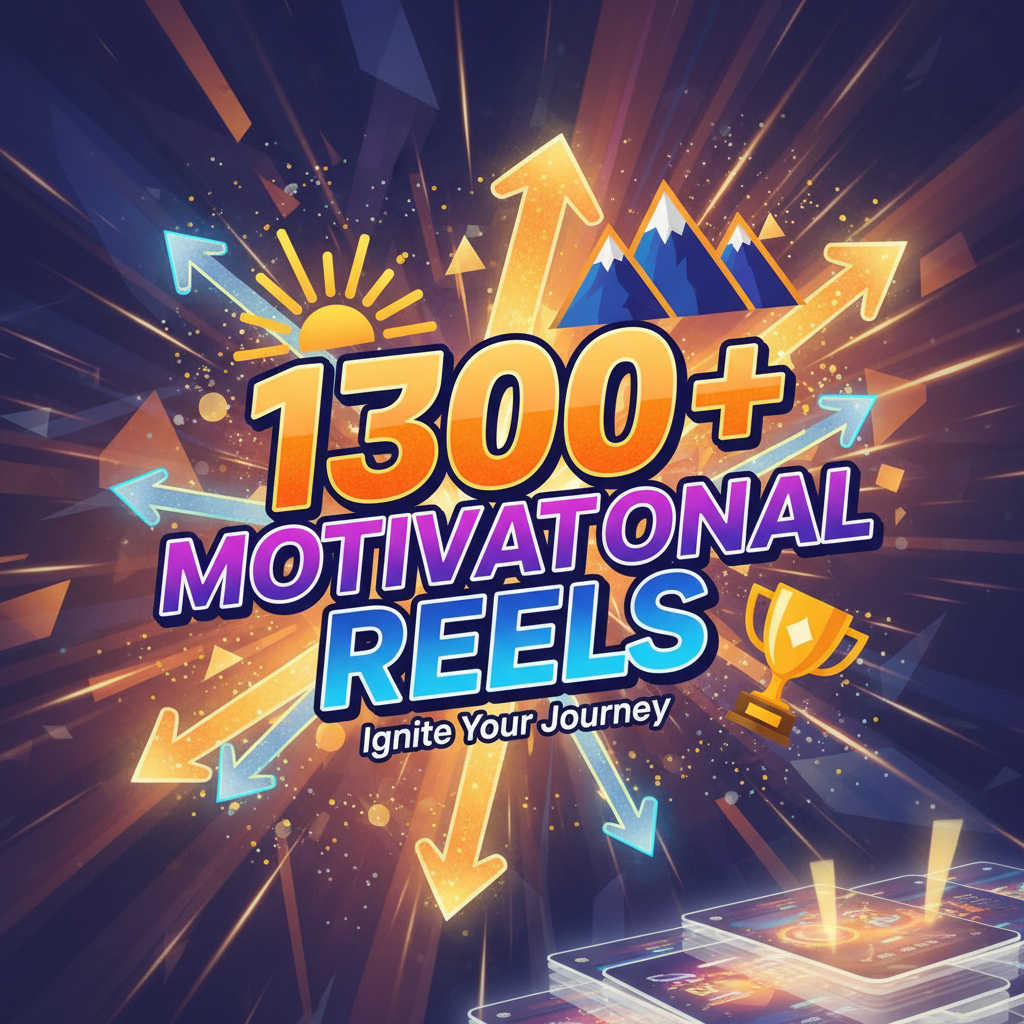 1300+ Motivational Reels Bundle