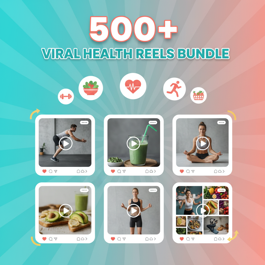 500+ Viral Health Reel Bundle