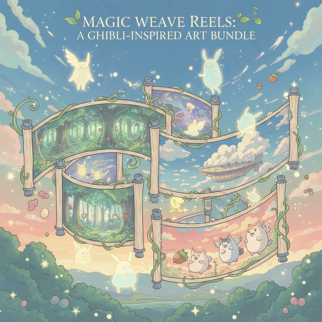 600+ Ghibli Art Reels Bundle