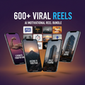 600+ Viral AI Motivational Reel Bundle