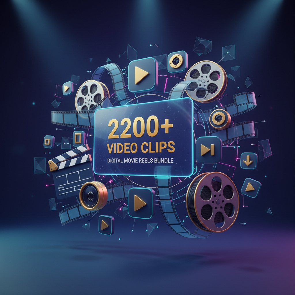 P-1 | 2200+ Movie Clip Reels Bundle
